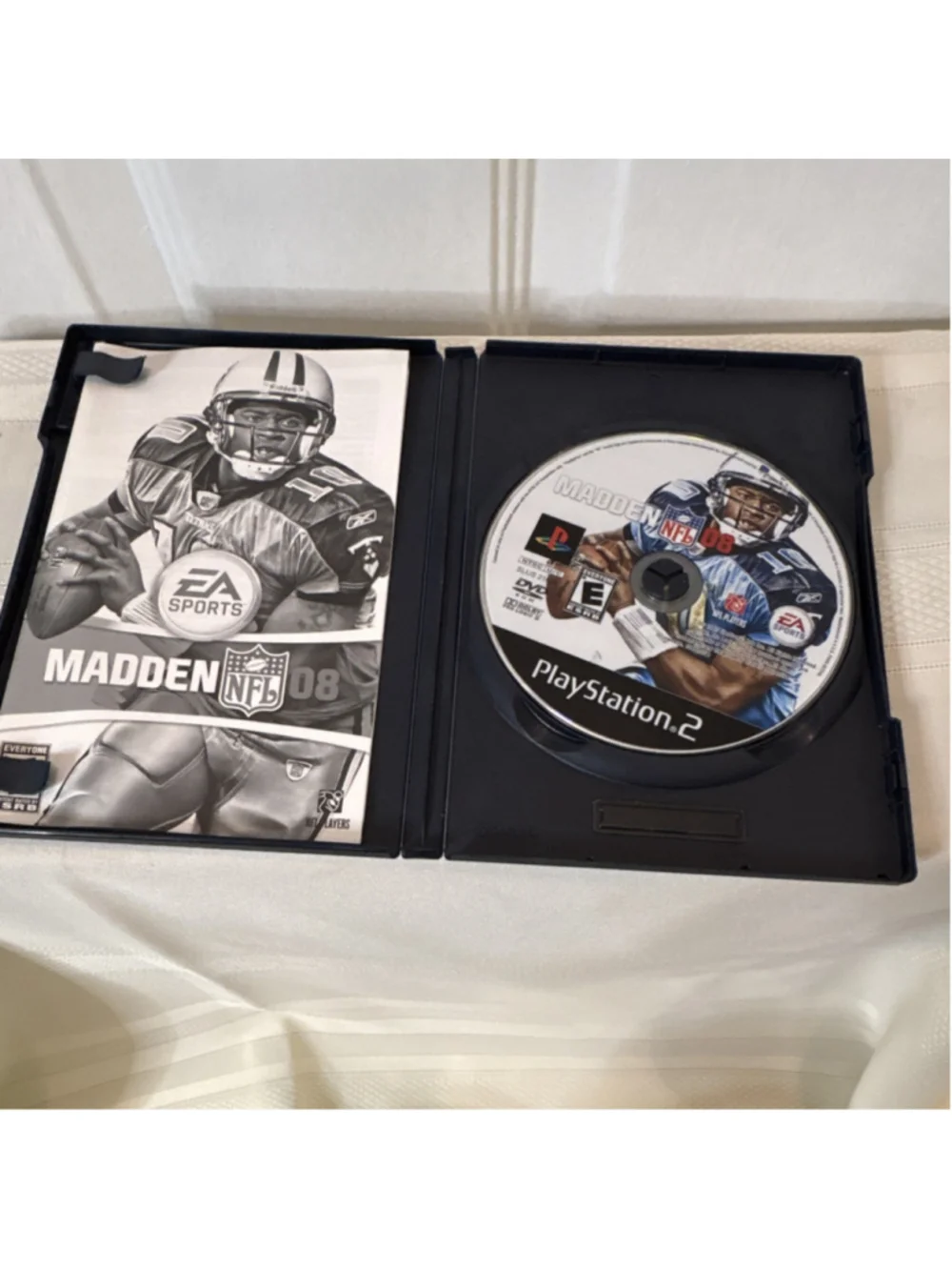 EA Sports Madden NFL 08 PS2 Multiplayer Manual NTSC 2007 American Football